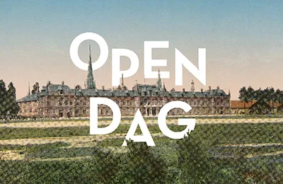 Vooraanzicht van het Stadsarchief Breda aan de Parade, waar op 5 april de Open dag plaatsvindt.